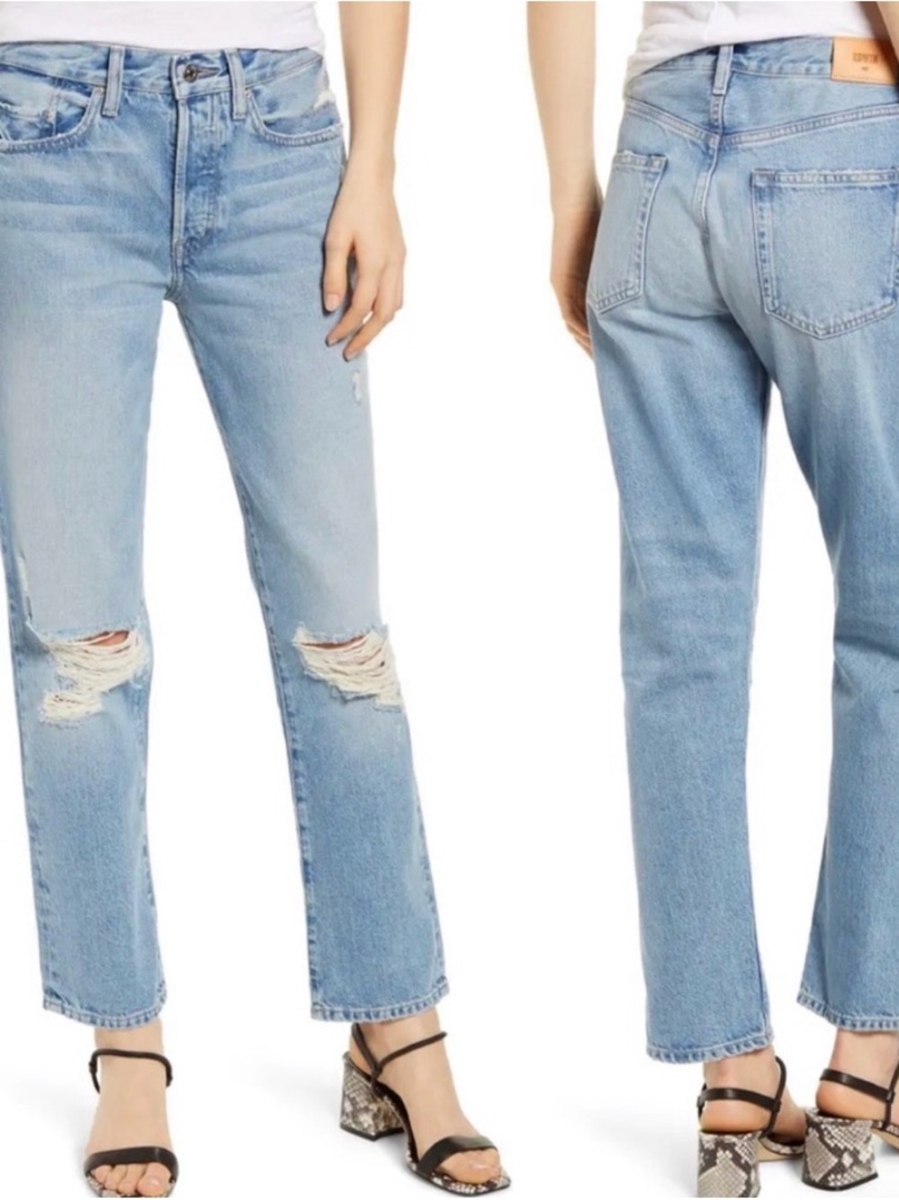 Edwin NWT High Waist Cai Button Fly Non Stretch Straight Jeans Women’s 30